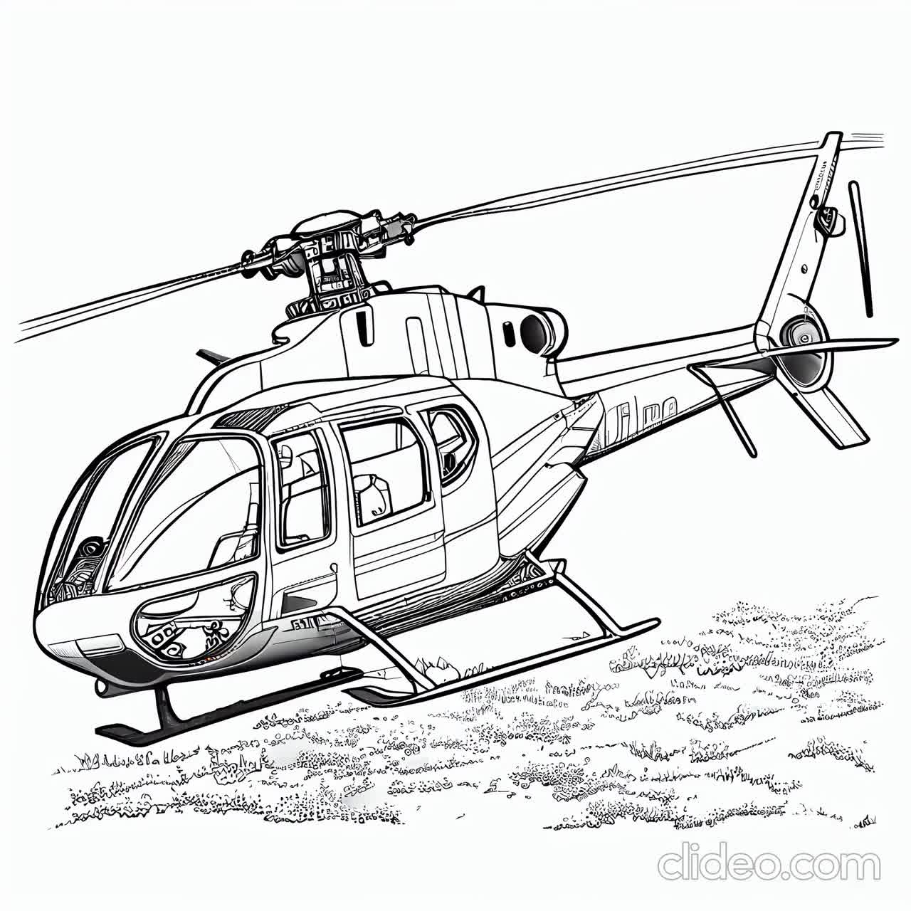 Take to the skies with flying helicopter coloring pages for kids and adults instant download for personal artistic expression