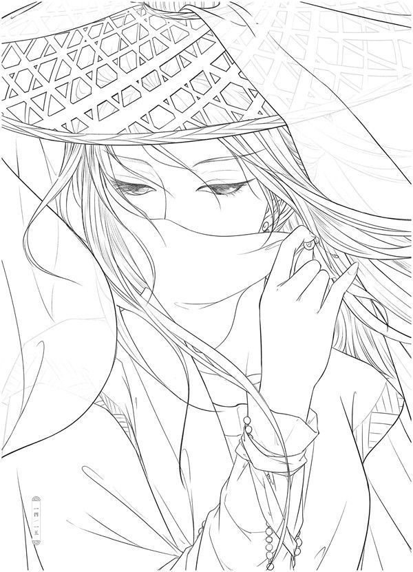 Instant download chinese coloring page desenhando esboãos desenhos chineses desenho de tatuagem de gueixa