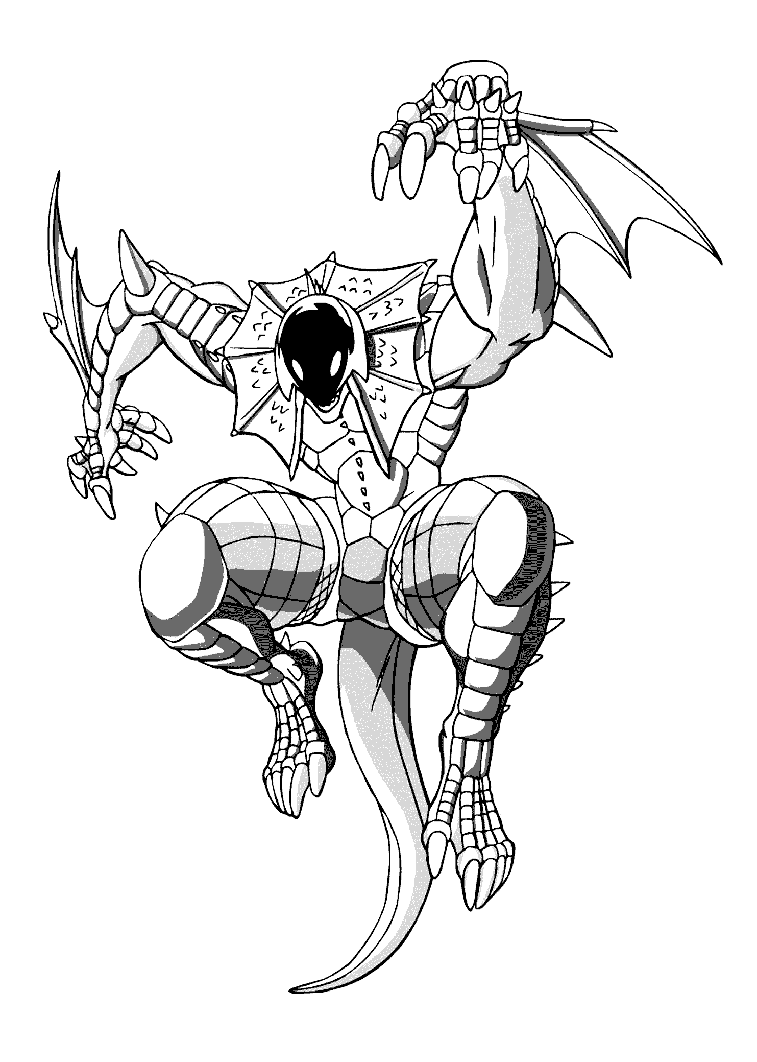 Bakugan preyas manga coloring pages for kids printable free coloring pages for kids coloring pages cartoon tattoos