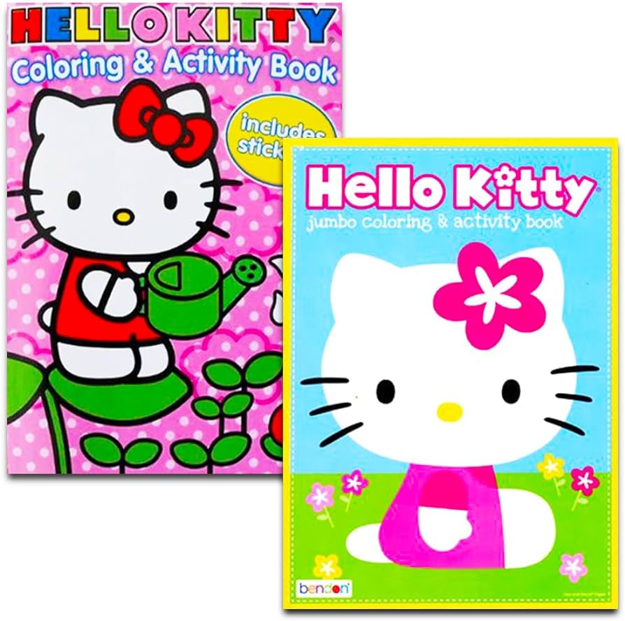 Hello kitty coloring activity book super set