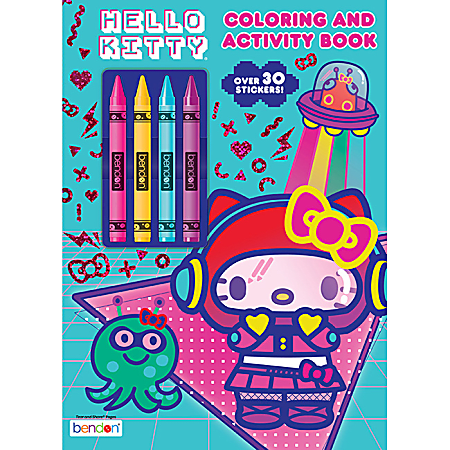 Bendon coloring activity book hello kitty
