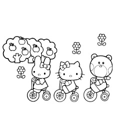 Top free printable hello kitty coloring pages online