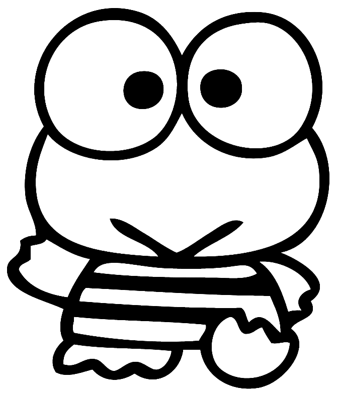 Keroppi coloring pages printable for free download