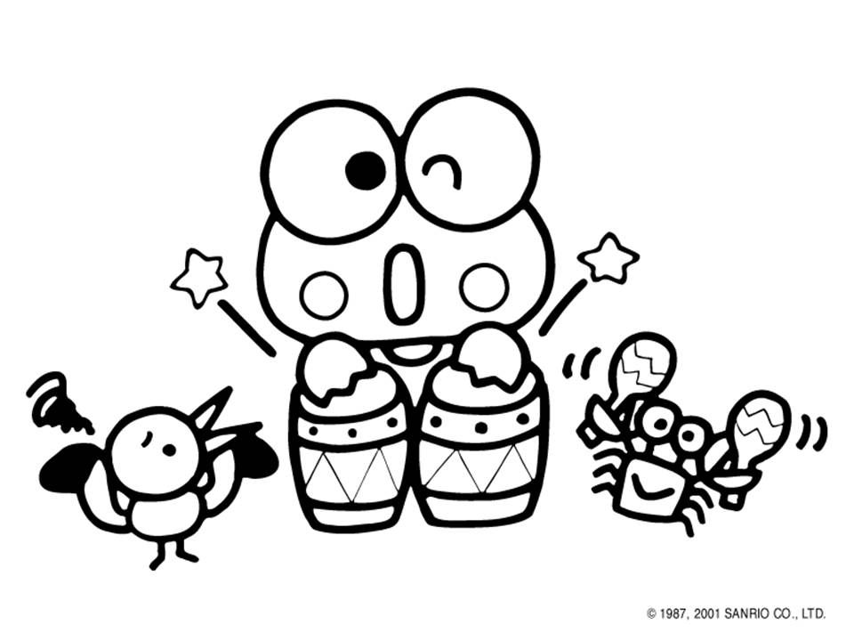 Sanrio hello kitty coloring kitty coloring coloring pages