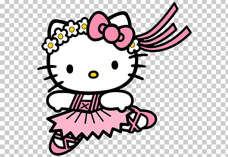 Hello kitty coloring book ballet dancer ballet shoe png clipart area art artwork ballet ballet free