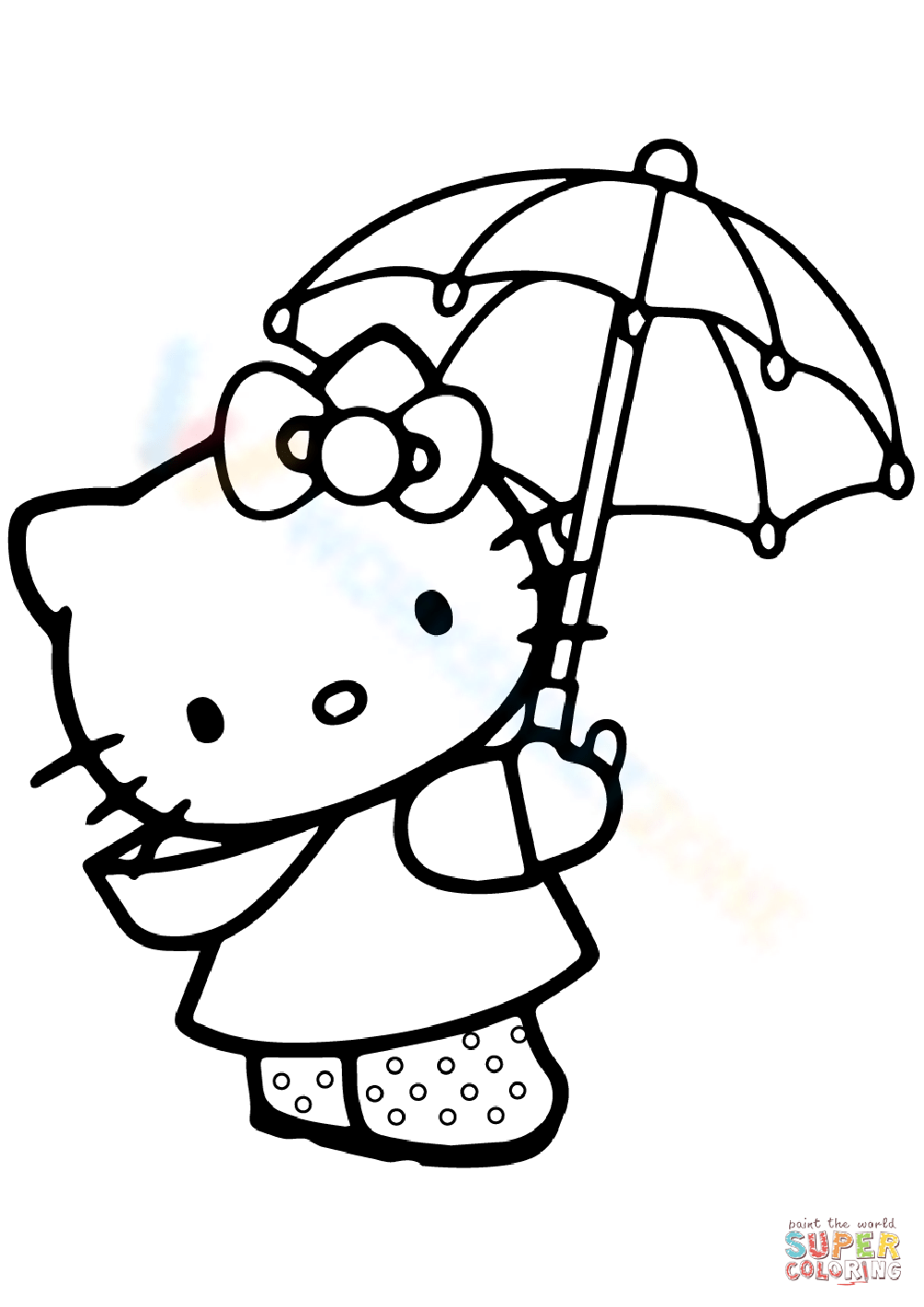 Hello kitty coloring pages worksheets