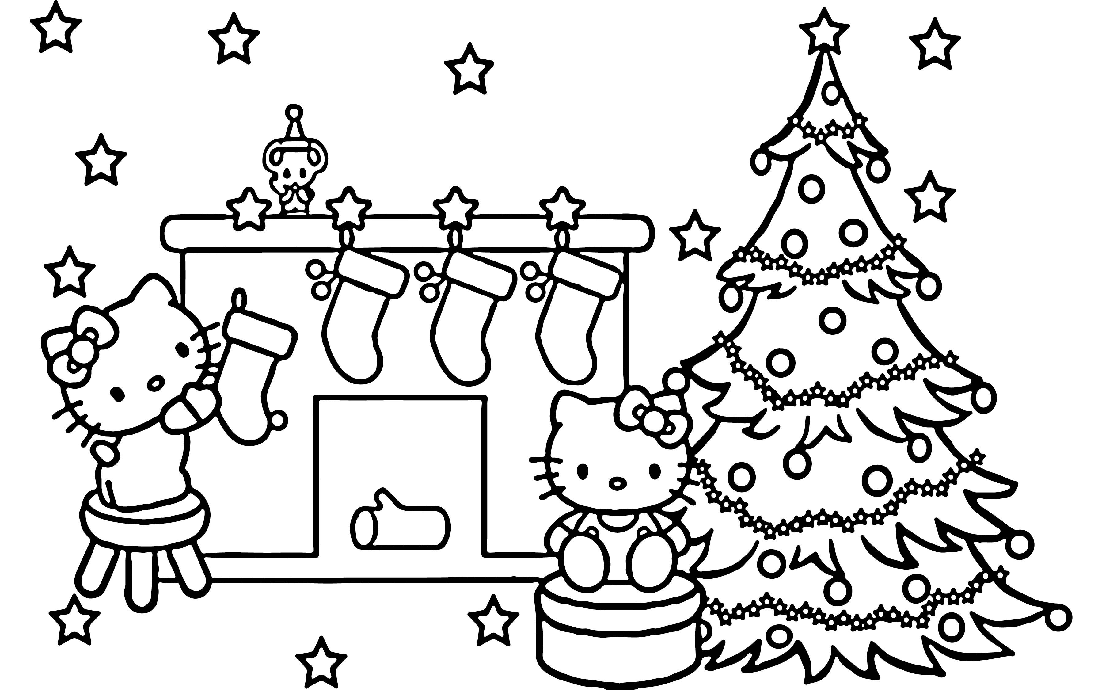Hello kitty coloring pages for kids hello kitty colouring pages hello kitty coloring christmas coloring sheets