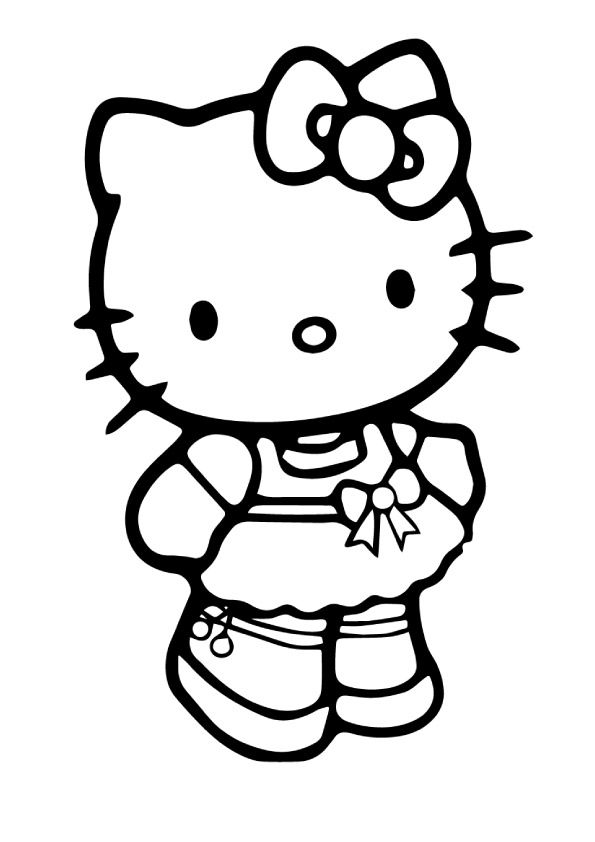 Cute hello kitty coloring pages your toddler will love cat coloring book hello kitty colouring pages hello kitty coloring