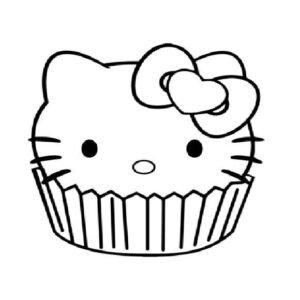 Cupcake coloring pages printable for free download