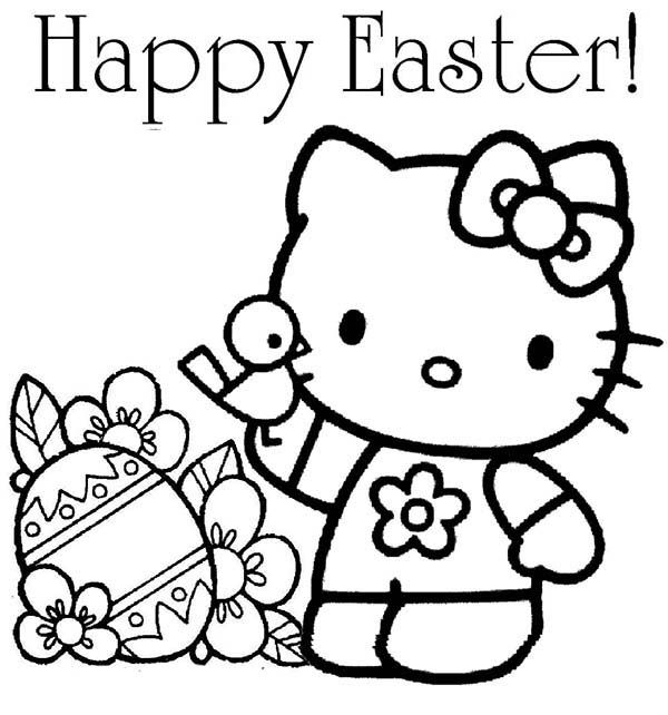 Hello kitty happy easter coloring page hello kitty colouring pages hello kitty coloring kitty coloring