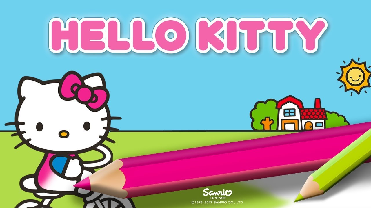 Hello kitty coloring book