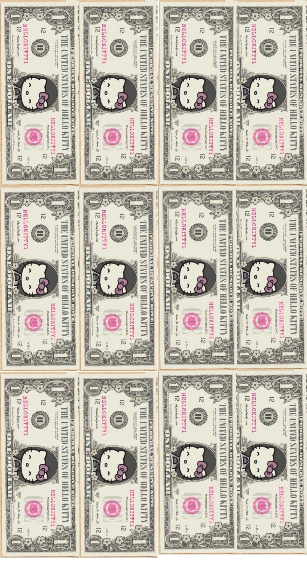 Dollar hello kitty hello kitty printables hello kitty crafts hello kitty items