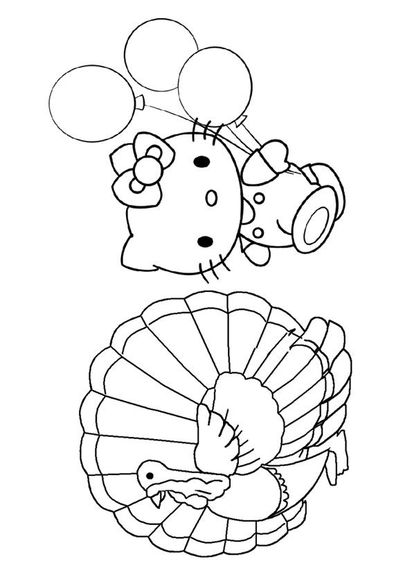 Coloring page thanksgiving coloring pages hello kitty coloring christmas coloring pages