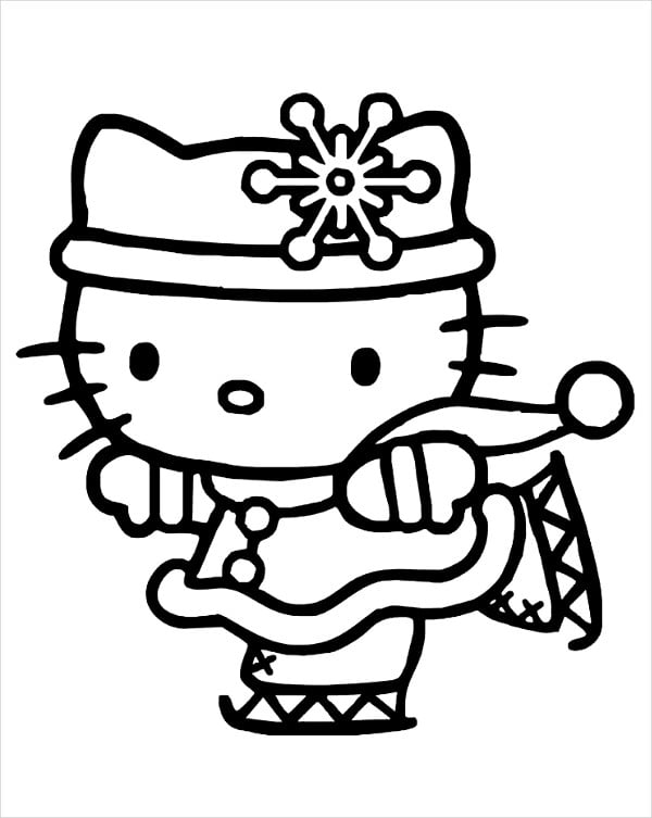 Winter coloring pages