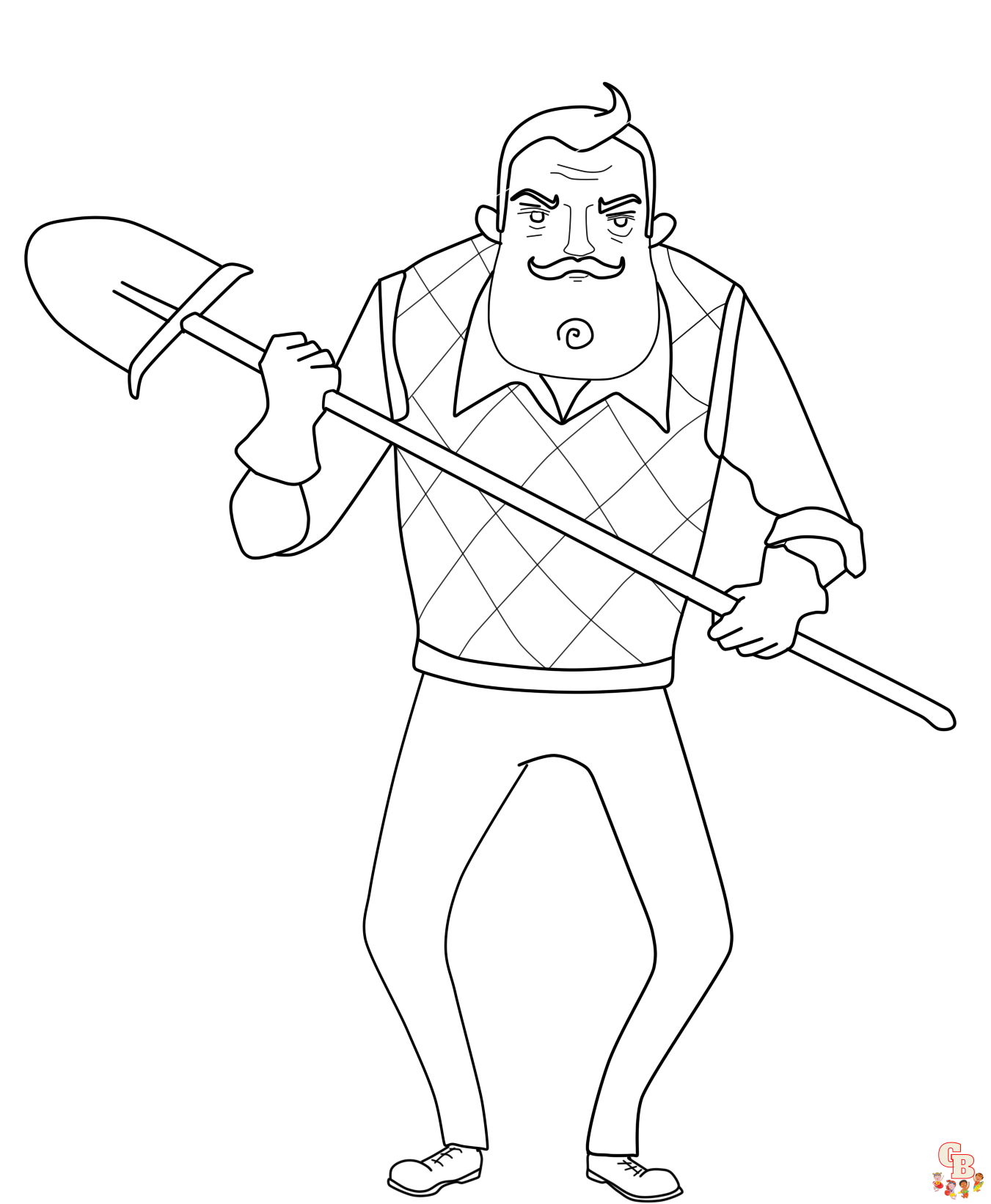 Discover the best hello neighbor coloring pages