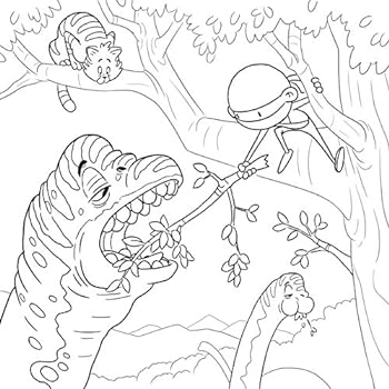 Hello ninja coloring book books