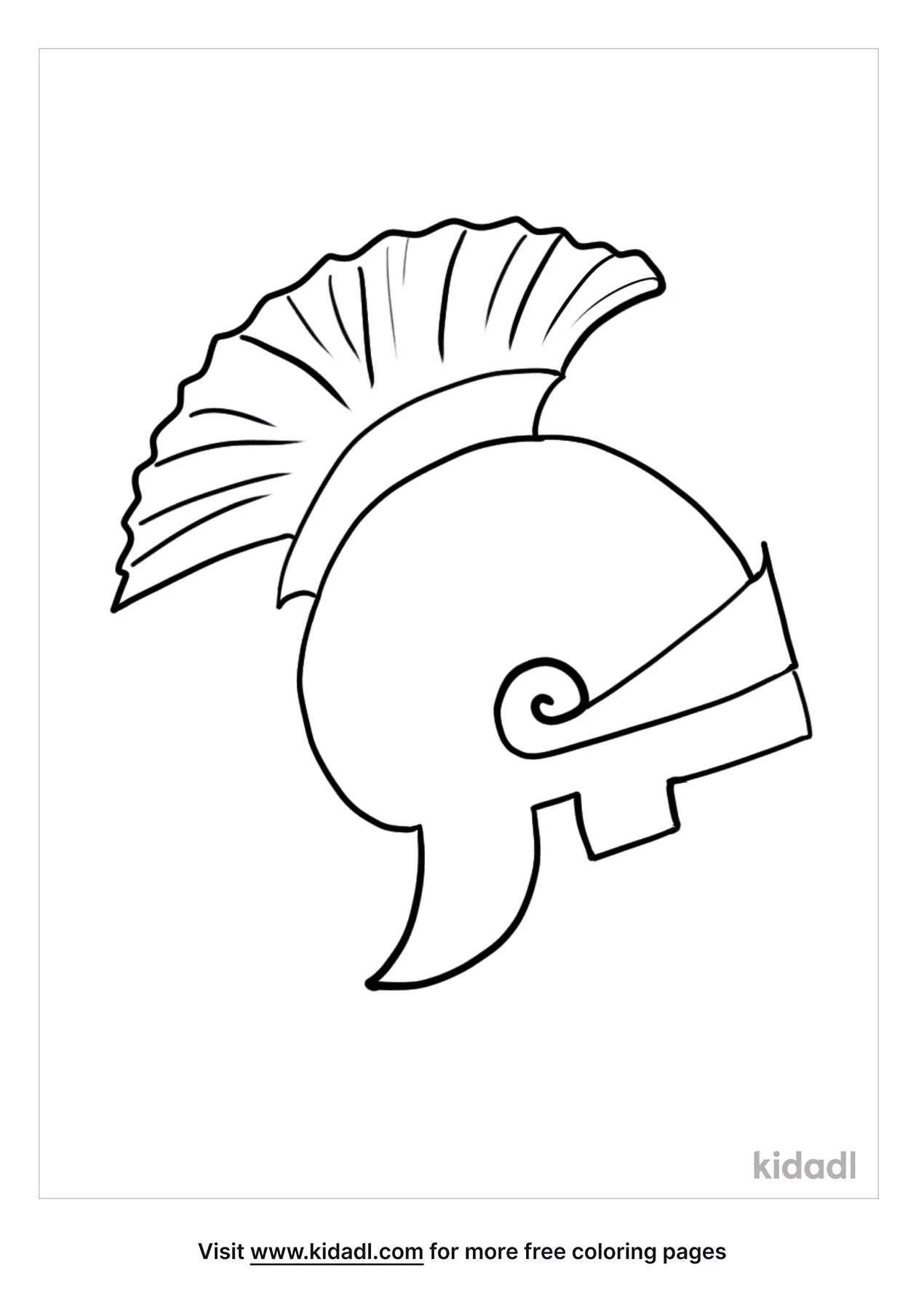 Free ephesians helmet coloring page coloring page printables