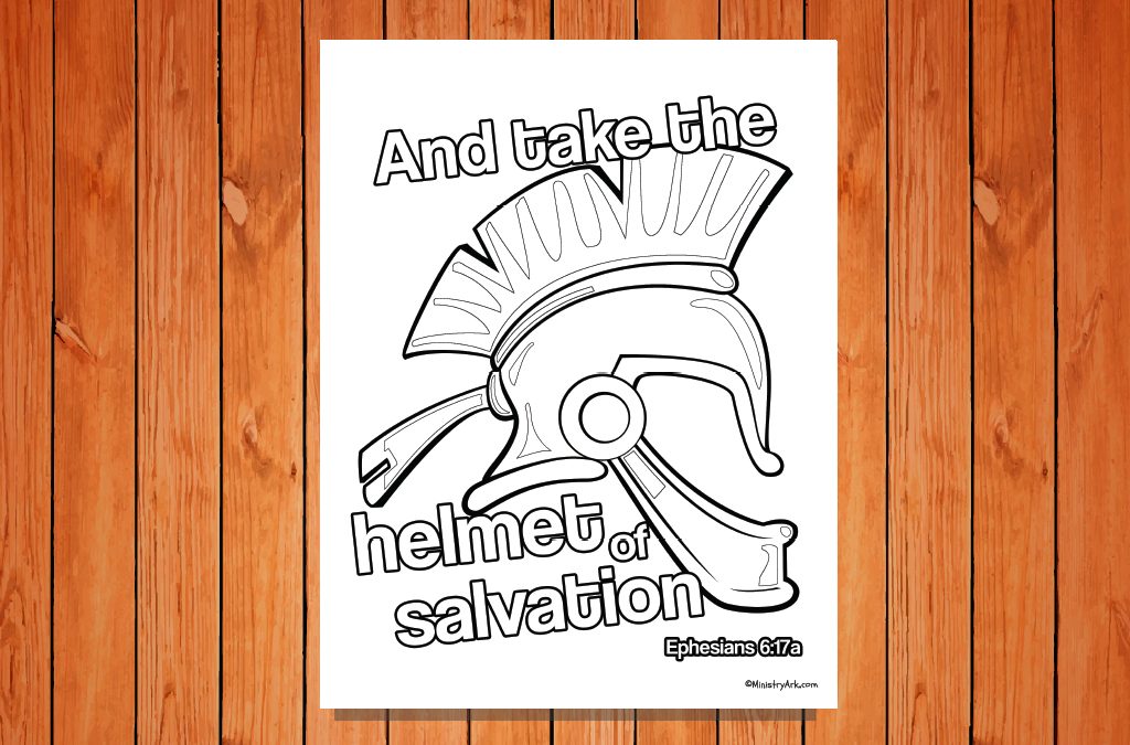 Helmet of salvation printable ephesians a â