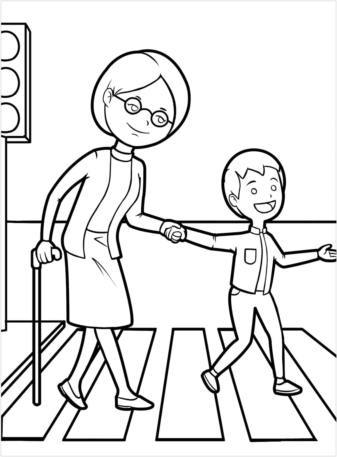 Kindness coloring pages