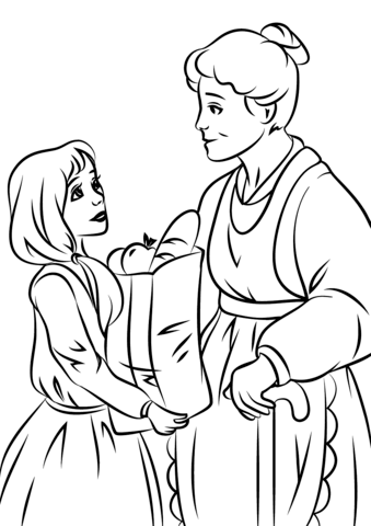 Helping others coloring page free printable coloring pages