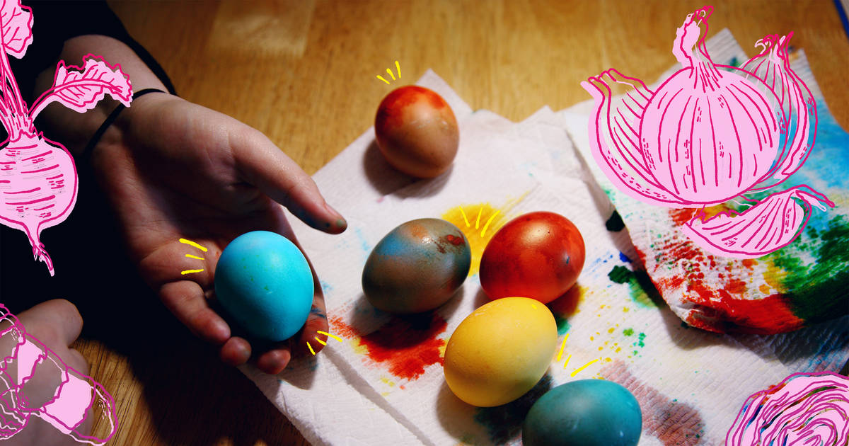 How to dye easter eggs without food coloring shaving cream beets more