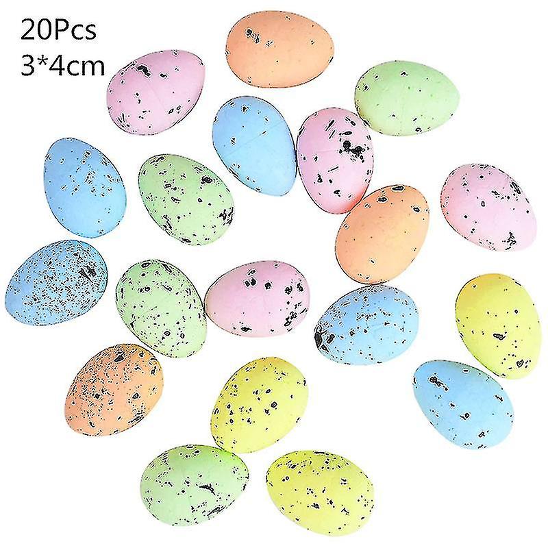 Pcs happy easter wooden eggs with hemp rope bunny rabbit chick wood craft for home easter party hanging decor kid diy painting fruugo bh