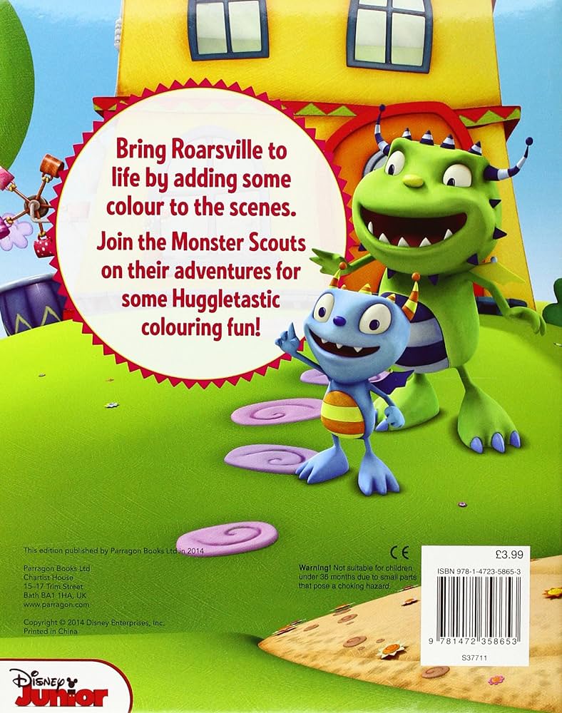 Disney junior henry hugglemonster huggletastic louring disney books