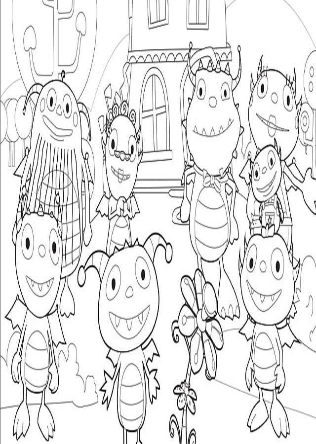 Ð dibujos henry monstruito para colorear