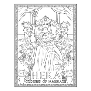 Greek goddesses coloring book greek mythology adult colouring book for stress relief relaxation with goddesses of anicient greece to color fantasy gift for women men teens seniors busters epic