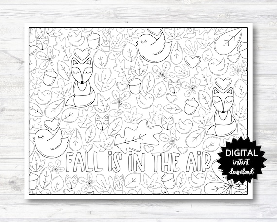 Foxy herbst coloring sheet zum ausdrucken herbst ist in der luft coloring sheet herbst coloring sheet printable o