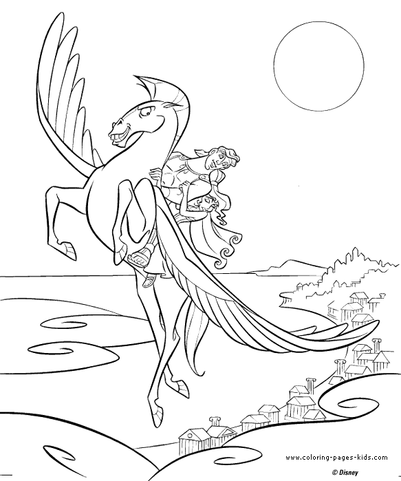 Hercules coloring pages