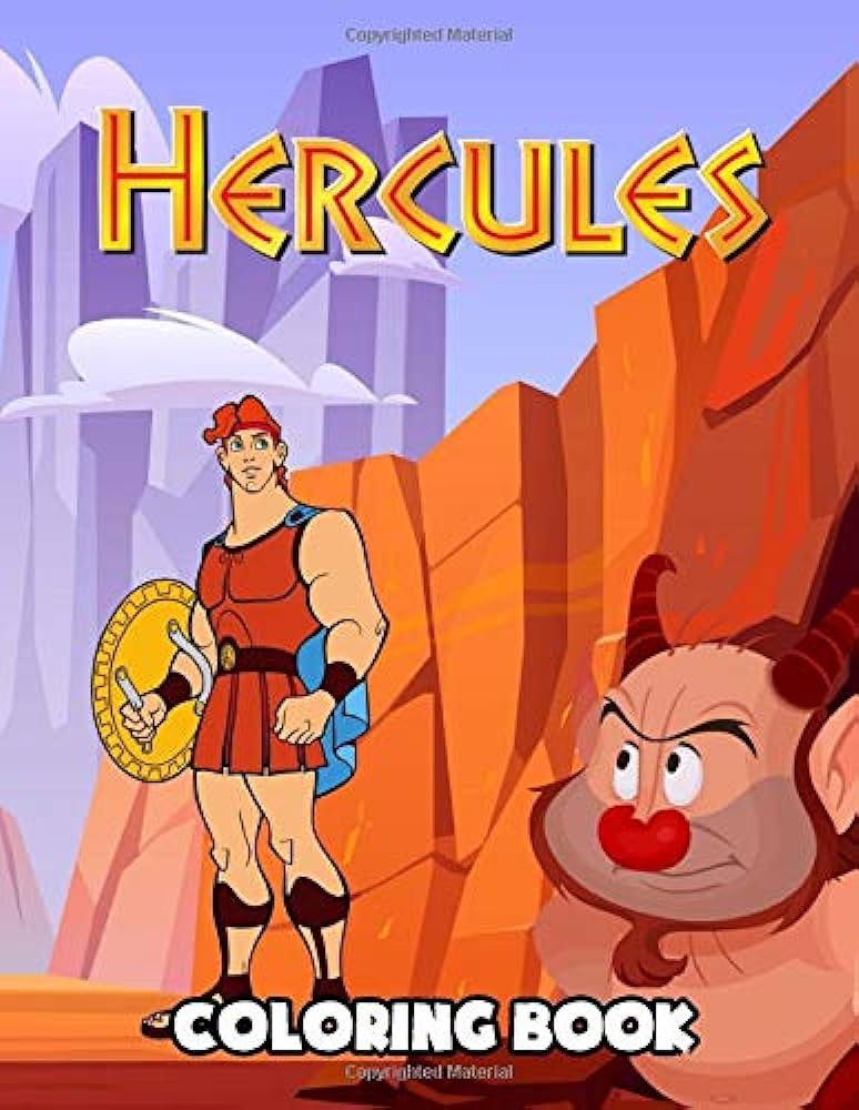 Hercules coloring book coloring pages impressive coloring books for adults boys girls relaxing xtuari hsipao books