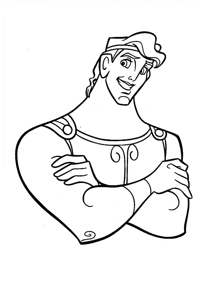 Free printable hercules coloring pages for kids