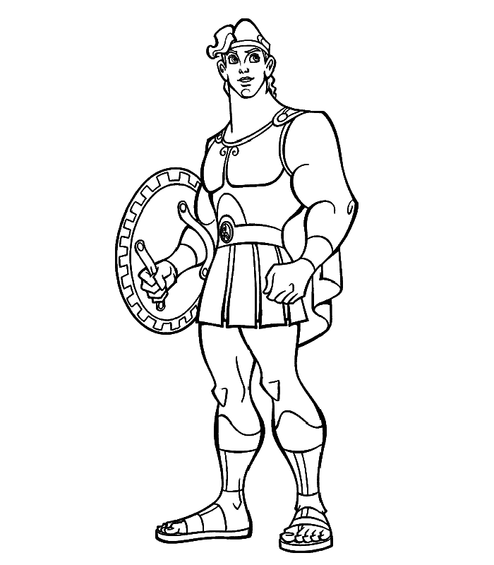 Free hercules coloring pages to color