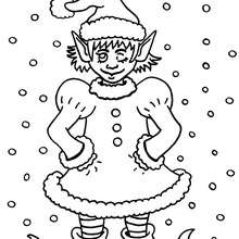 Rudolph and hermey the misfit elf coloring pages