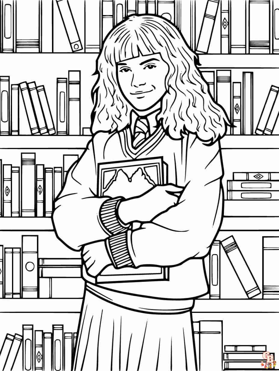 Free harry potter coloring pages for kids