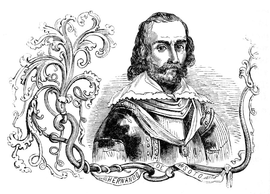 Hernando de soto spanish conquistador photograph by british library