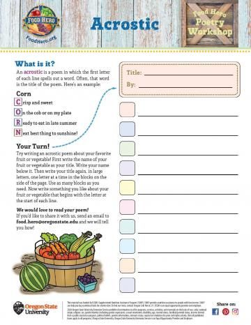 Acrostic acrostic poetry worksheets acrostic poetry