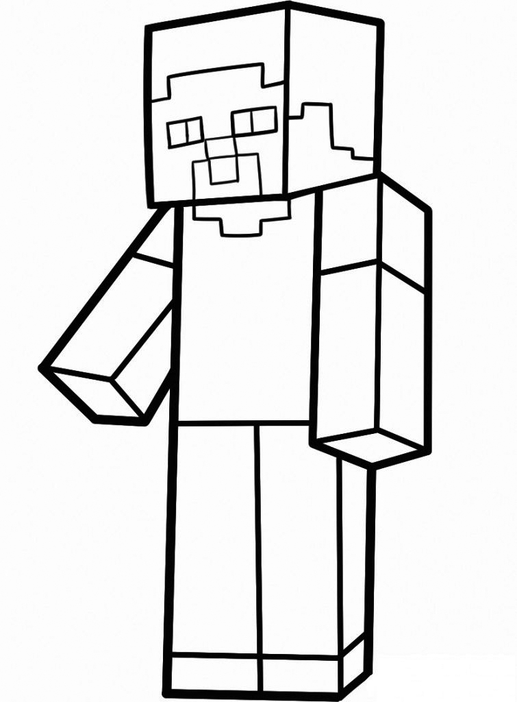 Minecraft coloring pages