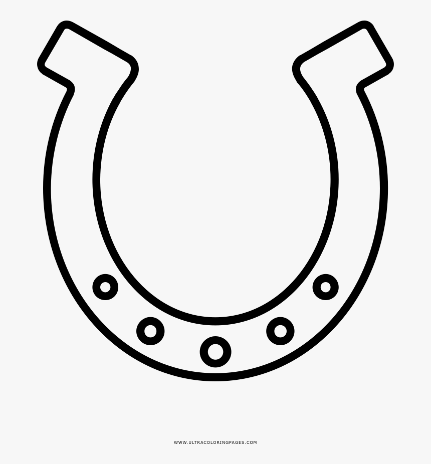 Horseshoe coloring page