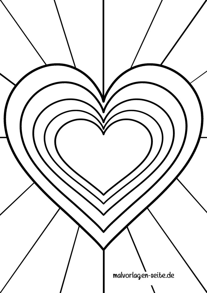 Malvorlage liebe