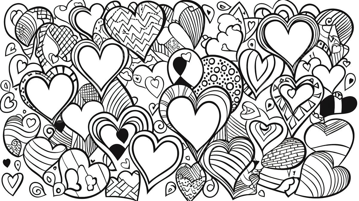 Gekritzelbilr von herzen zum ausmalen herzen zum ausmalen herz liebe hintergrund foto und bild zum kostenlosen download