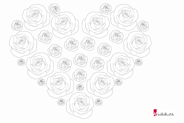 Ausmalbild herz herz zum ausmalen als pdf