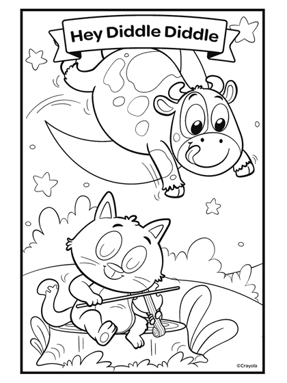 Nursery rhymes hey diddle diddle