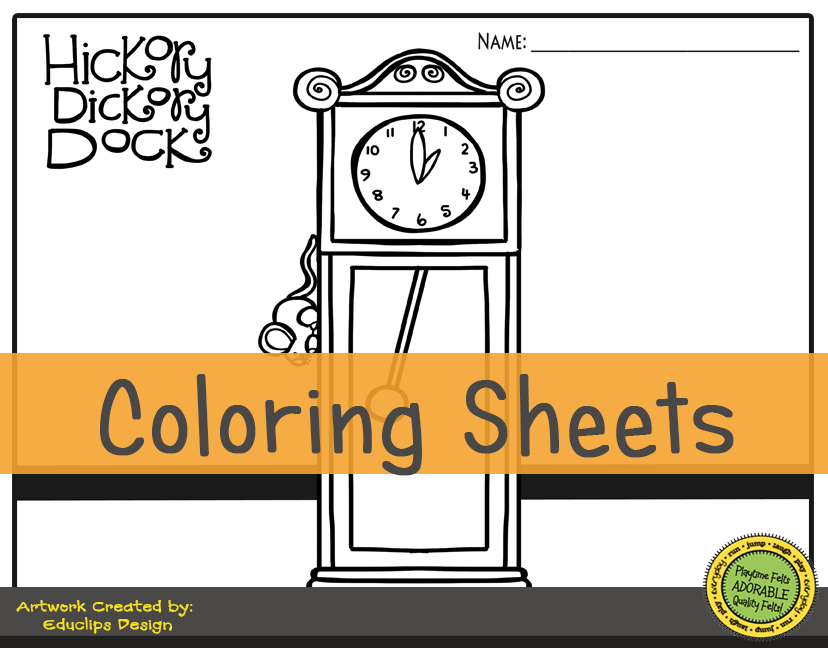 Hickory dickory dock storytime activities for preschool