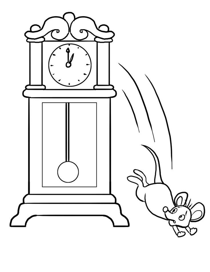 Hickory dickory dock i nursery rhyme i clock and mouse nursery rhymes preschool crafts hickory dickory dock hickory dickory dock craft