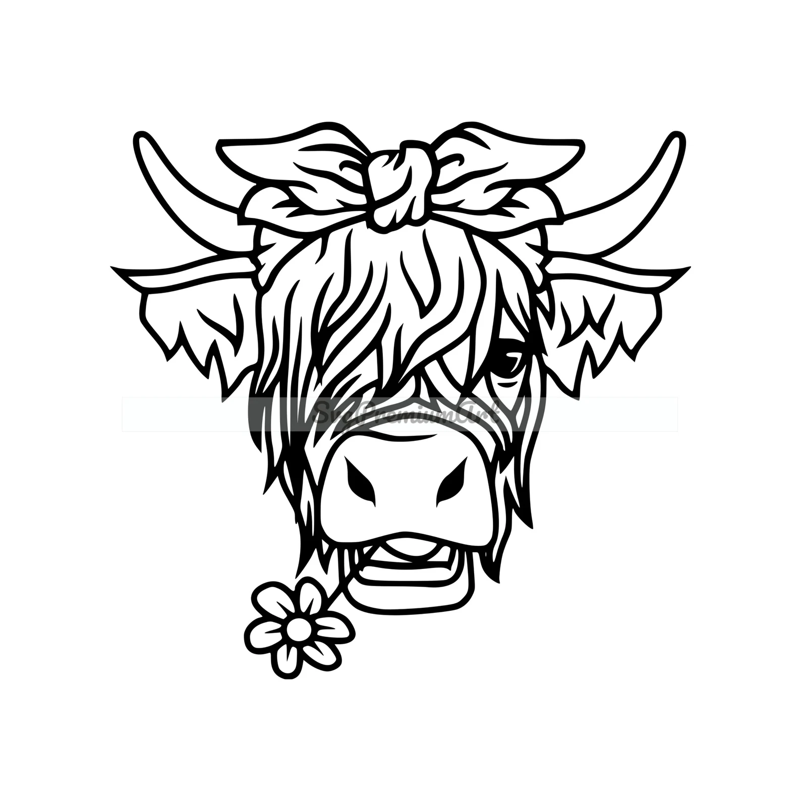 Highland cow svg bundle