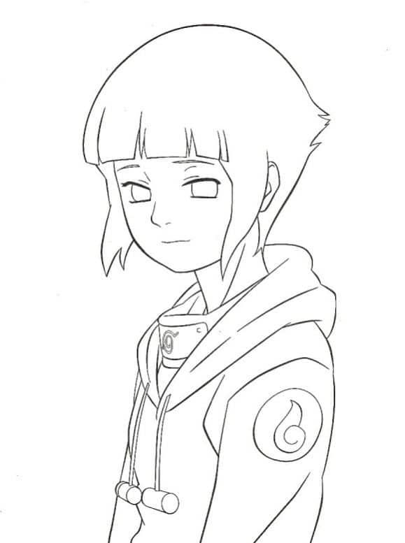 Desenhos colorir hinata naruto naruto sketch drawing anime sketch anime character drawing