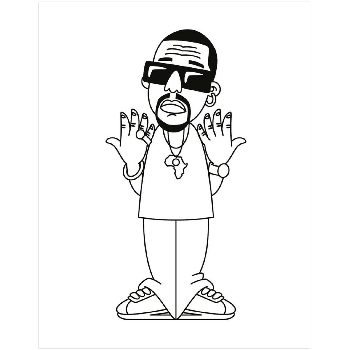 Hip hop coloring book west coast edition