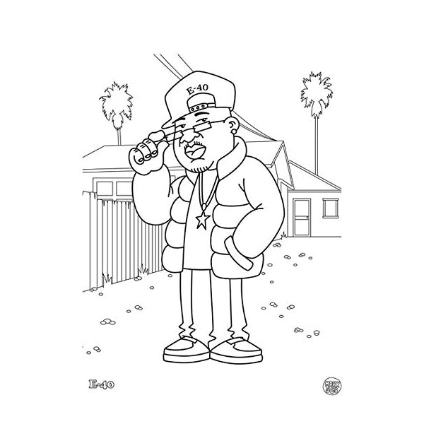 Hip hop colouring book â sanchos dirty laundry